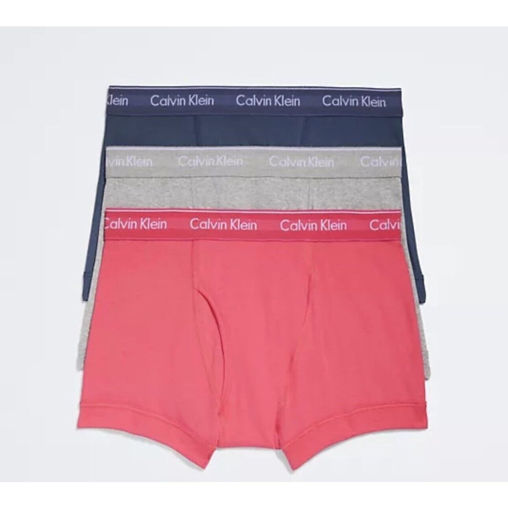 Calvin Klein 3-Pack Cotton Classic Fit Boxer Brief Multicolor Men’s Size XL NEW